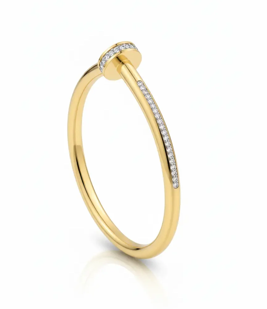 Trendy Jewel Gold Bracelet | Diamond-Studded Design | Premium Jewelry for Women | Anti-Tarnish Bracelet