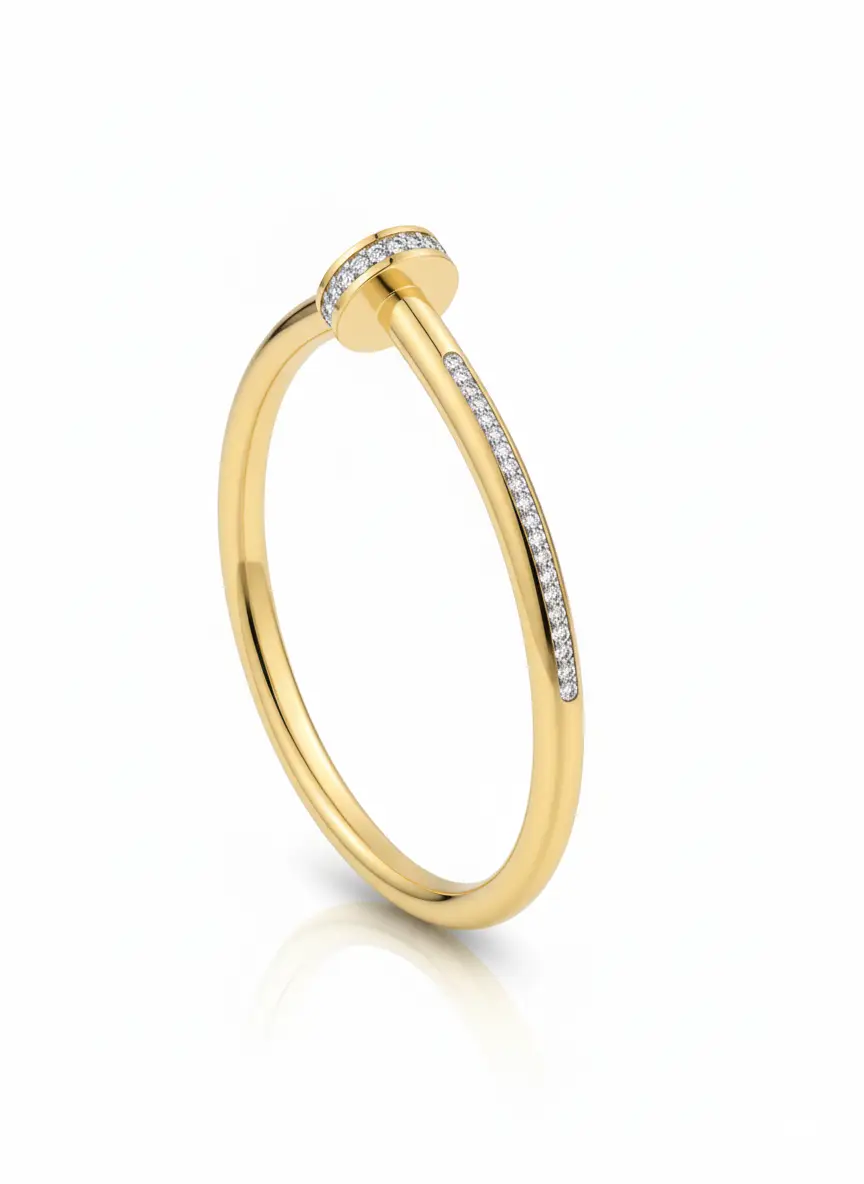 Trendy Jewel Gold Bracelet | Diamond-Studded Design | Premium Jewelry for Women | Anti-Tarnish Bracelet