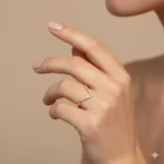 V-Shape Gold Plated Ring | Trendy Jewel | Anti-Tarnish Jewellery for Women | Crystal Pavé Chevron | Nickel-Free & Comfortable Fit